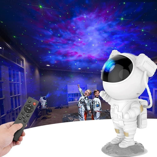 Astronaut Galaxy Projector - 360 Magnetic Head Rotation, Remote Control - Vastrify