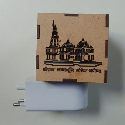 BD 3 - in - 1 Ayodhya Ram Mandir Aroma Burner & Night lamp - Vastrify