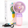 BETSU Portable Rechargeable Mini Fan | 400mAh USB Handheld Small Fan with 3 Speed Modes | Silent Personal Pocket Cooling Fan for Travel, Office Desk, Makeup, Kitchen, and Kids (Multicolor)