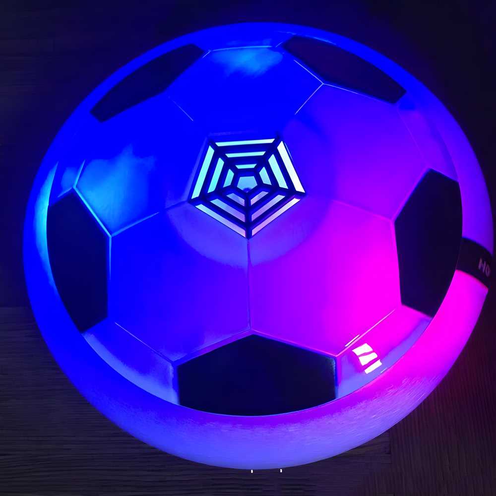Magic Air Soccer Ball for Toddlers with Flashing Colored LED Lights - Vastrify