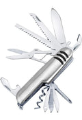 11 in 1 Multi Functional Swiss Army Style Pocket Knife Stainless Steel Pocket Knife